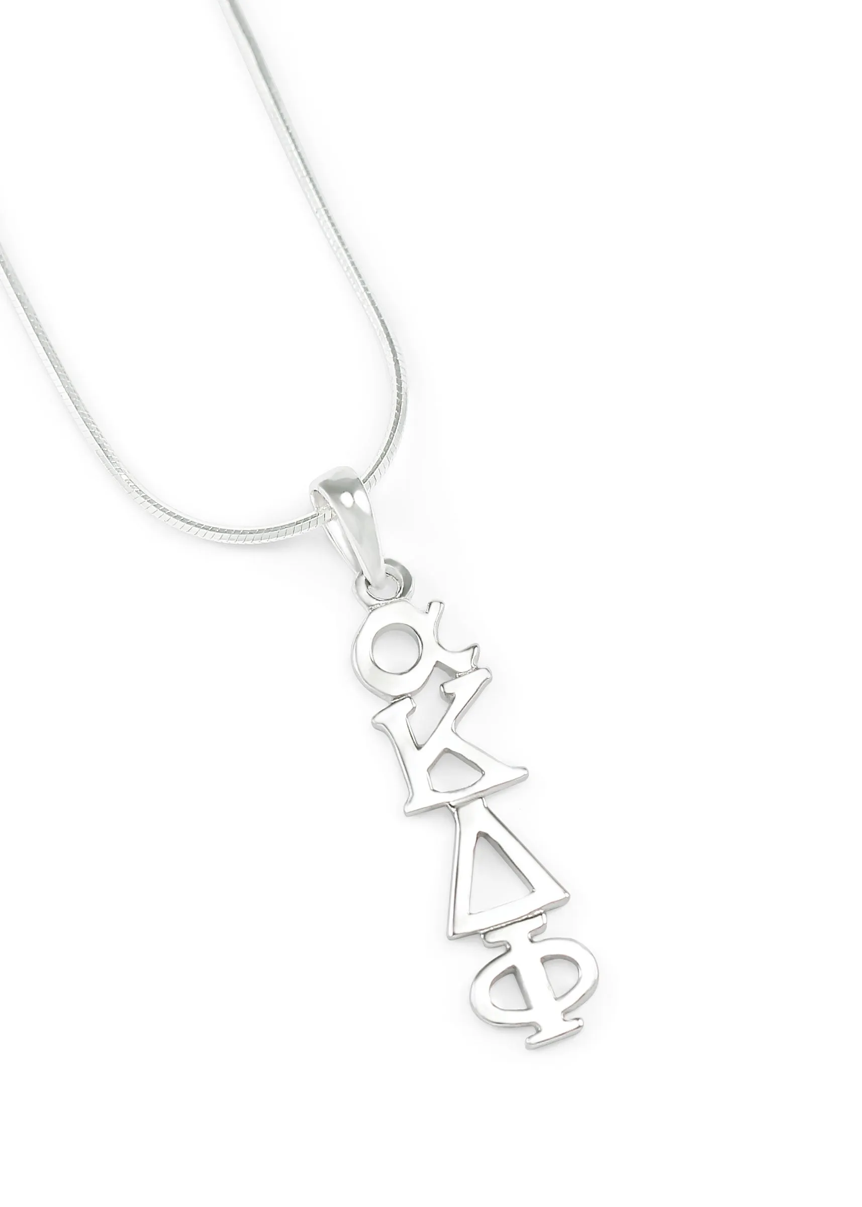 alpha Kappa Delta Phi Sterling Silver Lavaliere Pendant