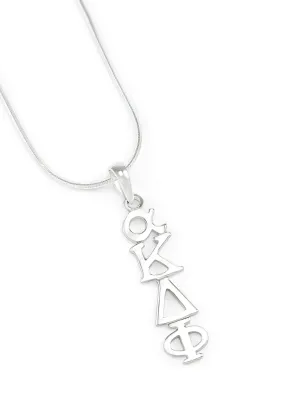 alpha Kappa Delta Phi Sterling Silver Lavaliere Pendant