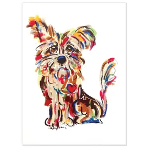 Cairn Terrier Whimsical Painting by Debby Carman