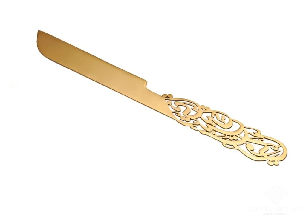 Calligraphy Metal Serving set