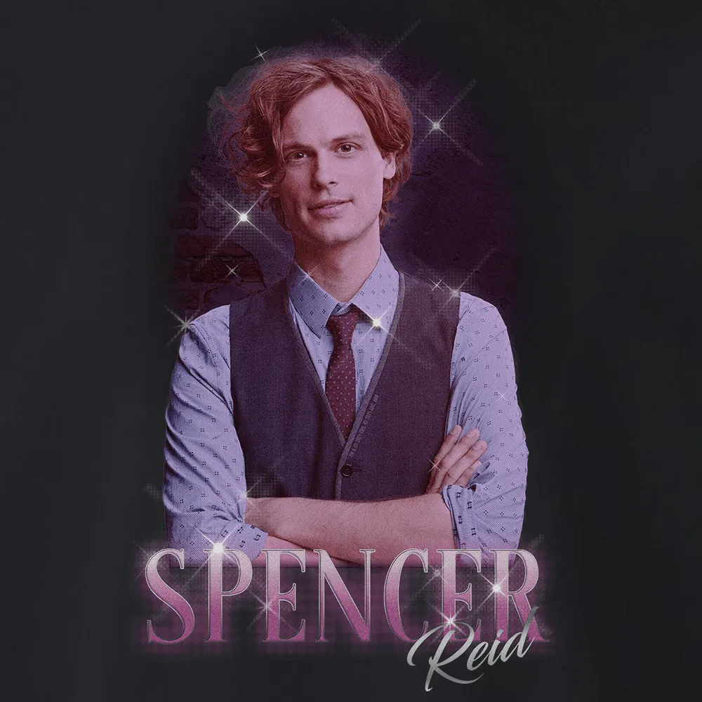 Criminal Minds Vintage Spencer Reid Fleece Crewneck Sweatshirt