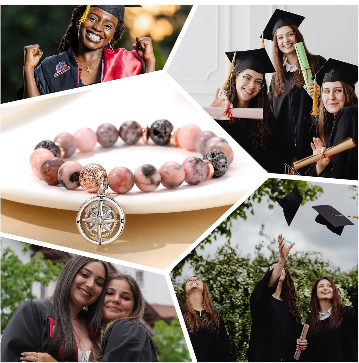 Graduation Gifts for Her Girls 5th 6th 8th Middle School Class of 2024 Graduation Bracelet High School Graduation Gifts for Her Daughter Granddaughter Niece Sister