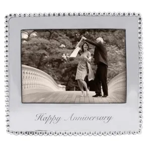 Happy Anniversary Beaded Frame