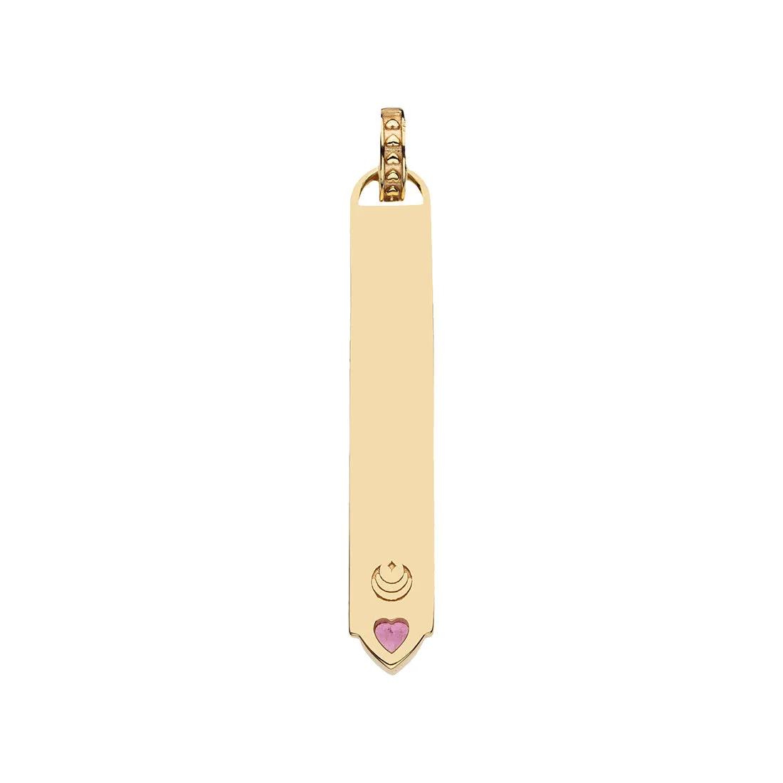 High Bar Engravable Love Pendant