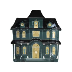 HVL1040 -  Haunted Village Mansion Shaped Paper Plate