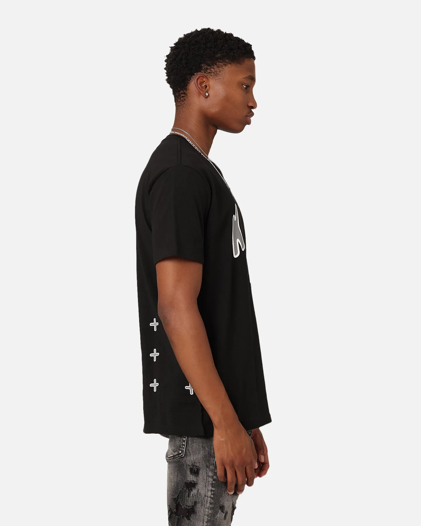 Ksubi Letters Kash T-Shirt Black