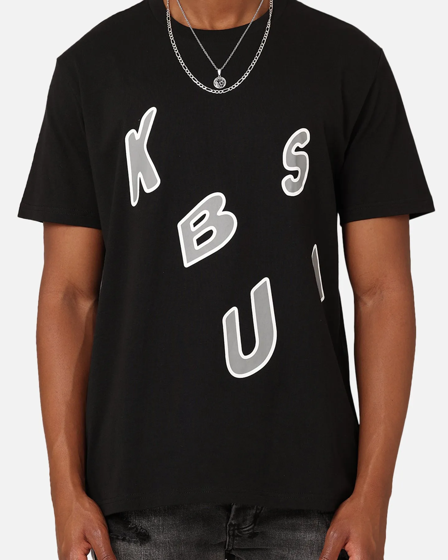 Ksubi Letters Kash T-Shirt Black