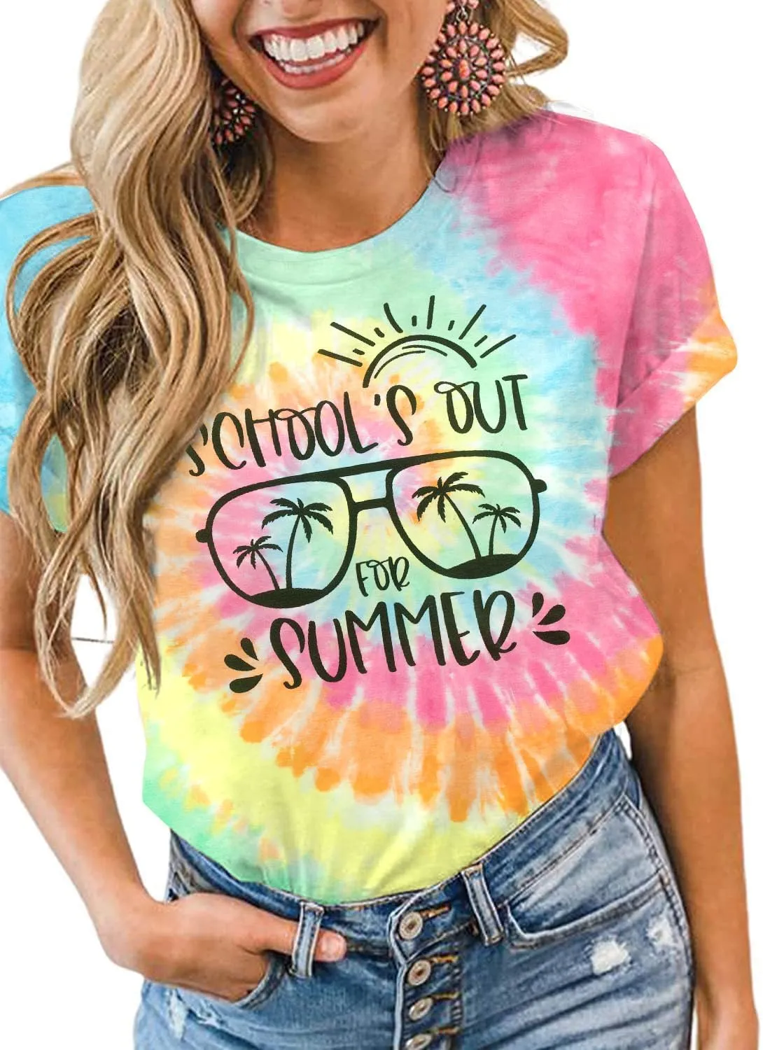 Last Day of School Teacher Shirt: Womens Teacher Life School T-Shirt School Graduation Tee Appreciation Gift