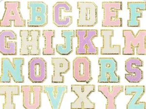 Letters for jacket or bookbag