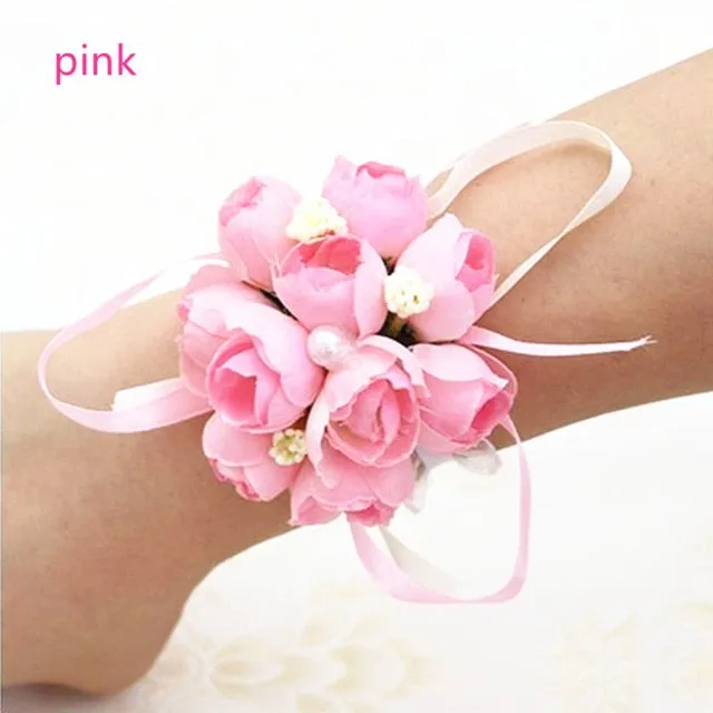 Pink Hand Flowers