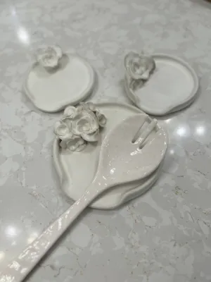 Rosette Spoon Rest - Local Artist