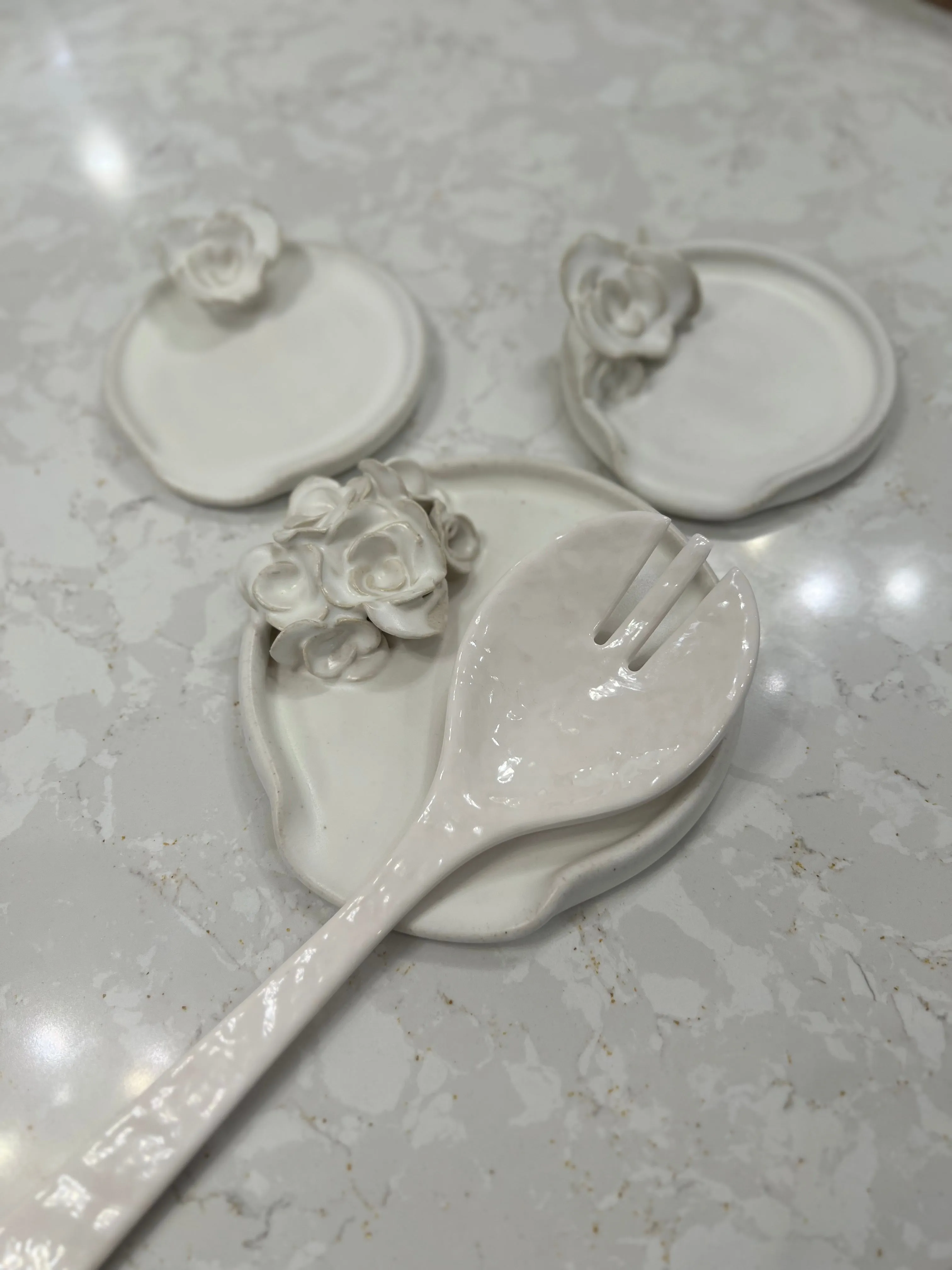 Rosette Spoon Rest - Local Artist