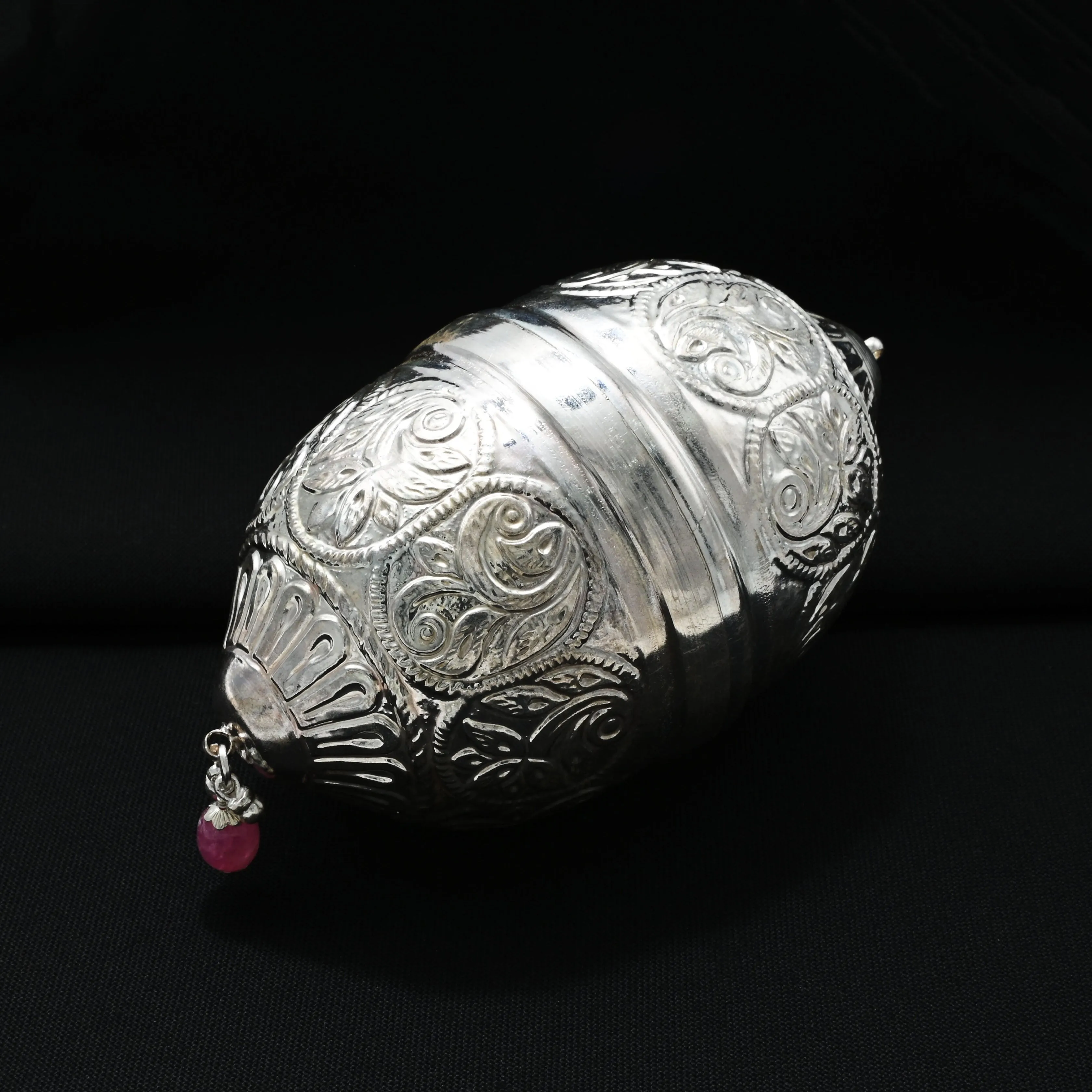 Silver Auspicious Marriage Nariyal