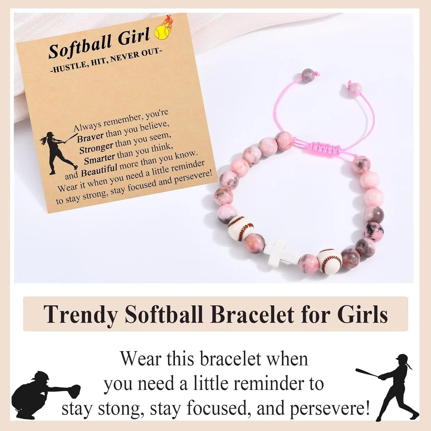 Softball Volleyball Basketball Soccer Gifts for Girls Bracelets for Teen Girls Team Gifts Birthday/Christmas/Graduation Gifts