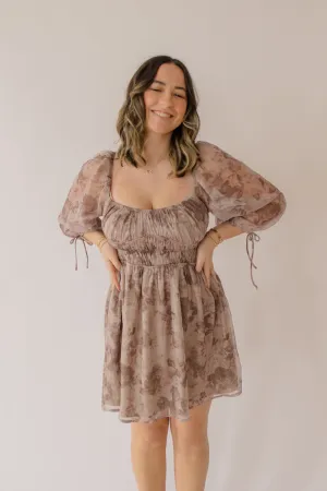 Square Neck Mini Dress