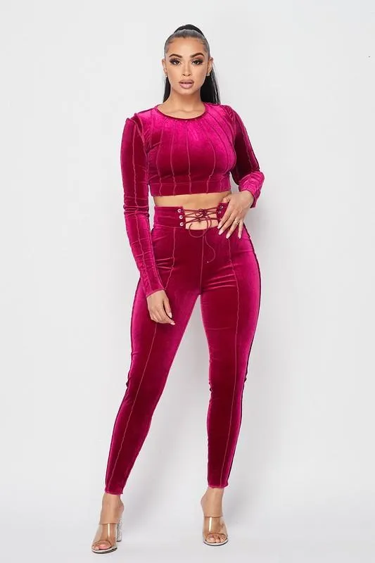 Stretch Velvet sets