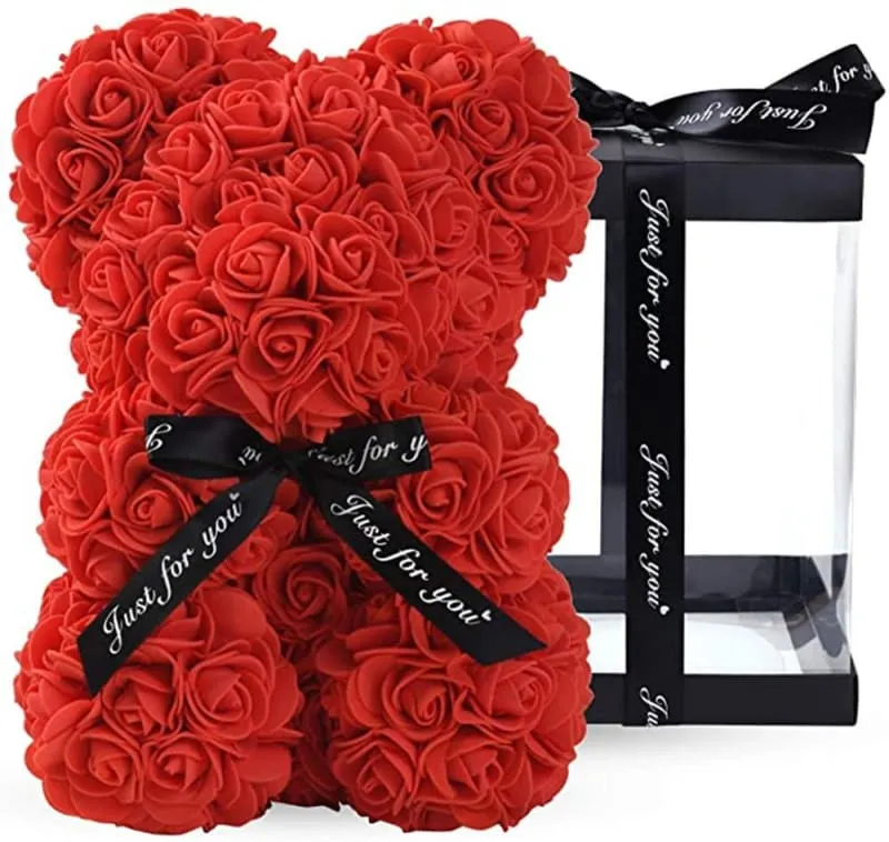 The Luxury Rose Bear Wedding Anniversary Gifts