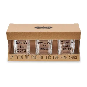 Wedding Party Shot Glass Set